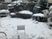 雪景色の中庭  