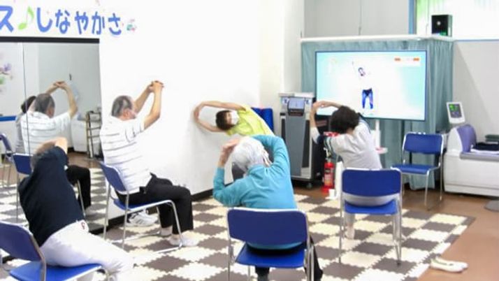 運動する機能訓練室