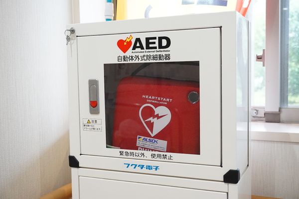 AED保管ケースの設置