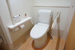 清潔なトイレ設備