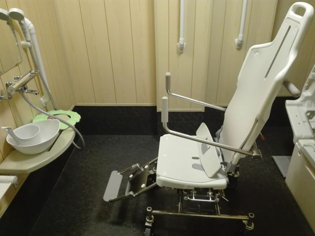 安全な浴室設備