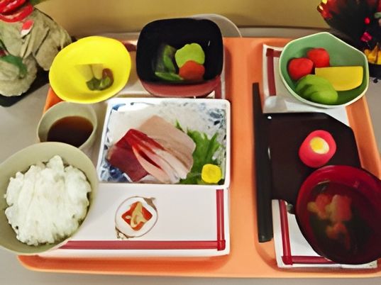 色とりどりの料理