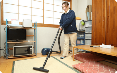 落ち着いた和室の居室