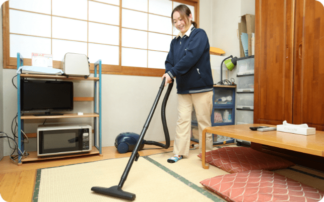 落ち着いた和室の居室