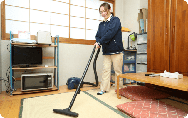 落ち着いた和室の居室