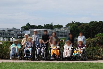 庭でのひととき