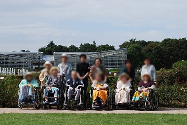 庭でのひととき