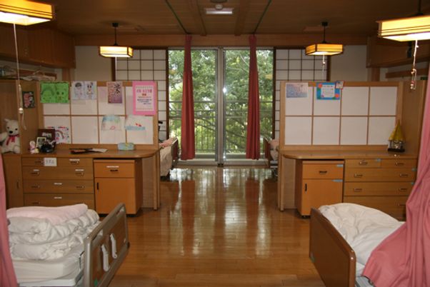 自然光の入る居室