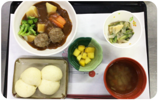 バランスの取れた食事メニュー