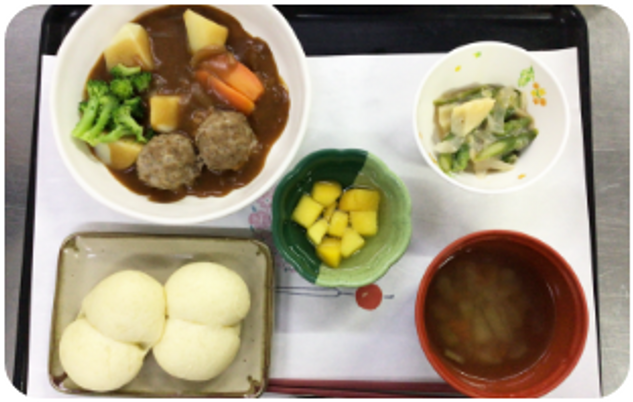 バランスの取れた食事メニュー
