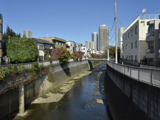 落ち着いた町並みの外観