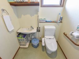 清潔なトイレ設備