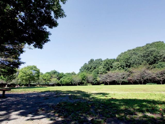 緑豊かな庭園 周辺環境 広々とした緑豊かな庭です。木陰もあり、穏やかに自然を感じられる環境になっています。