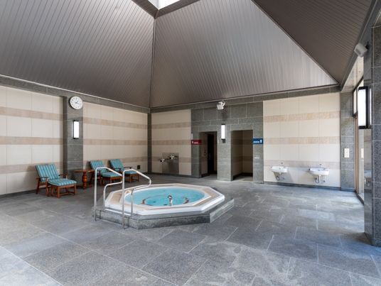 開放感のある浴室