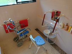 設備の整った浴室