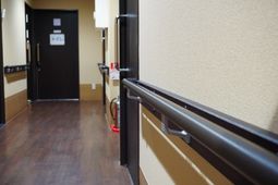 安全な廊下の一角