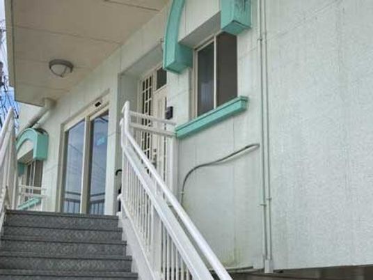建物外階段の外観  