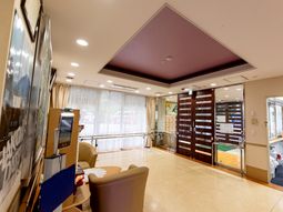 ゆったりしたロビーの様子