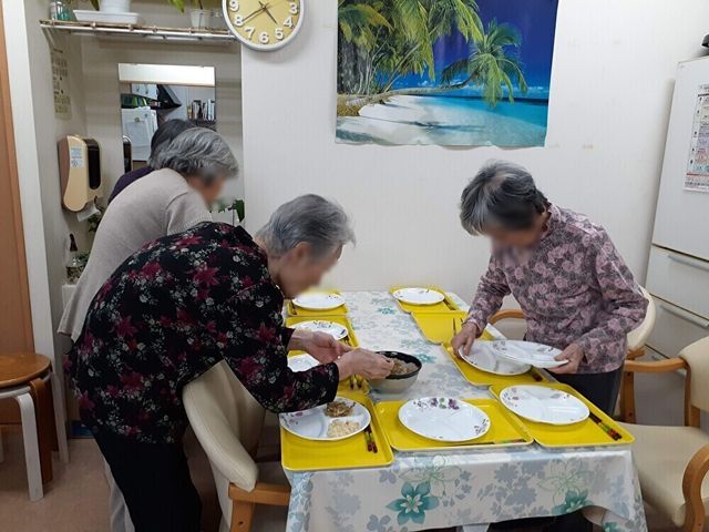 食事の準備