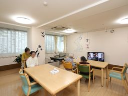 共有ラウンジの様子