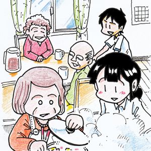 楽しそうな食事風景