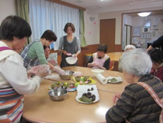 共同調理の活動風景