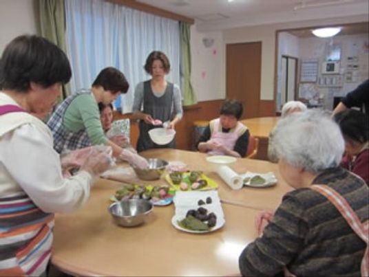 共同調理の活動風景
