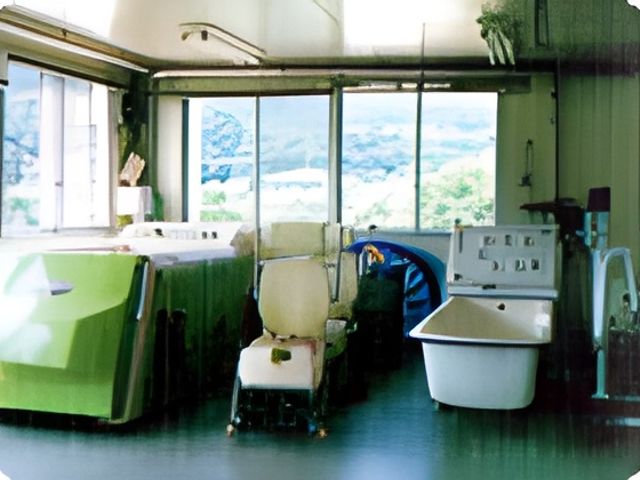 広い窓の明るい浴室 浴室 広い窓から自然光がたっぷりと入る明るい空間です。設備も充実しており、快適に働けます。
