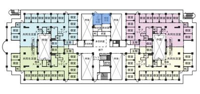 建物全体の平面図
