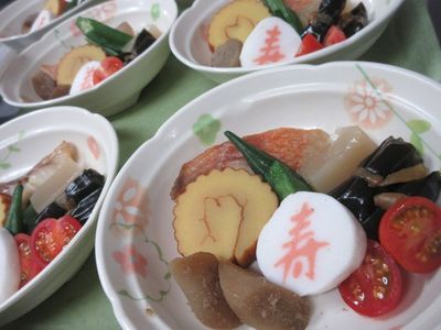 色鮮やかな料理
