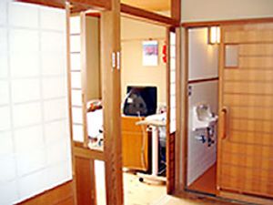 和室と洗面台