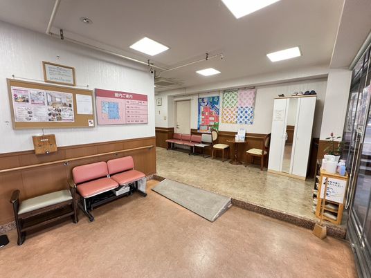 温かみのある休憩室