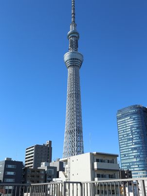 青空とタワー外観