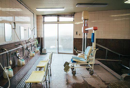 機能設備が充実した入浴室
