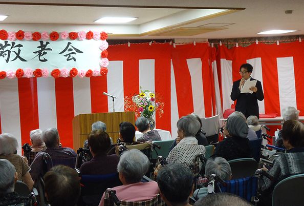 イベント開催中の室内
