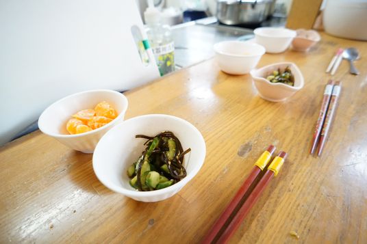 食事準備されたテーブル