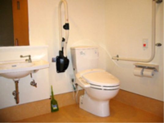清潔なトイレの施設