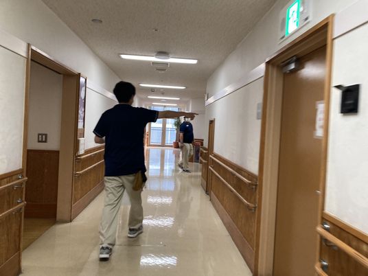 案内中の廊下