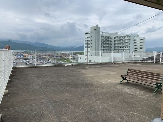 開放感のある屋上