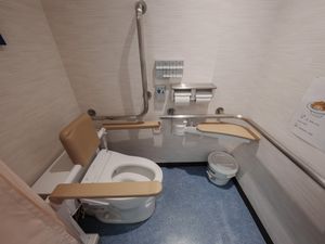 バリアフリーのトイレ
