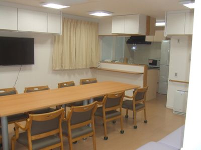 ダイニングの清潔な空間
