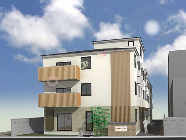 モダンな建物の外観