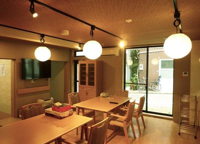 和やかな食堂スペース