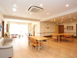 明るい共有スペース