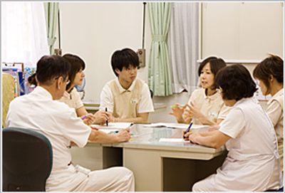 スタッフの会議室