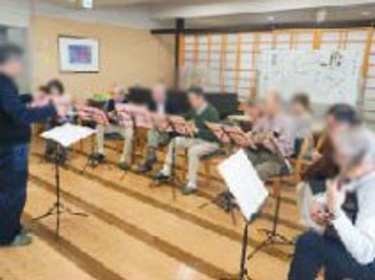 楽器演奏が行われる多目的室