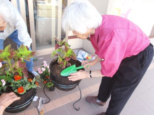 高齢者の園芸活動