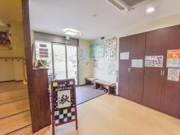 明るいエントランス