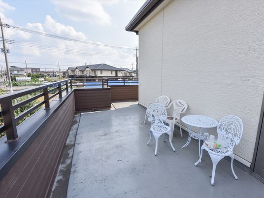 広々とした屋上テラス