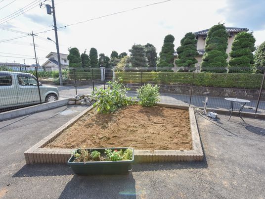 綺麗な庭の一角